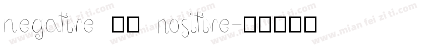 negative 阴性 positive字体转换